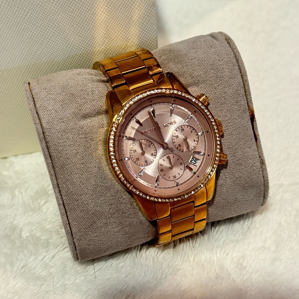 Michael Kors Women’s Rose Gold Ritz Watch